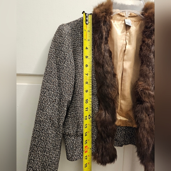 Wool Blend, Fur-trimmed Jacket - Picture 11 of 15
